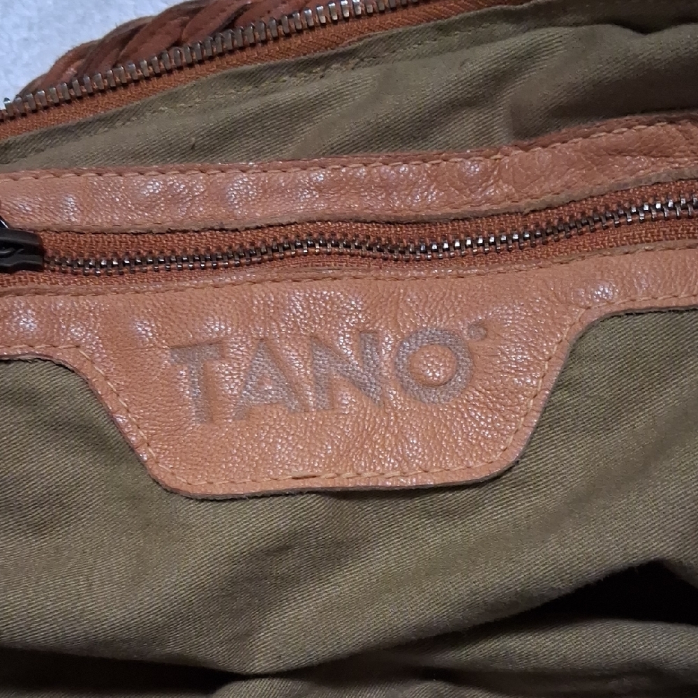 Tano Woven Leather Shoulder Bag - Picture 3 of 10